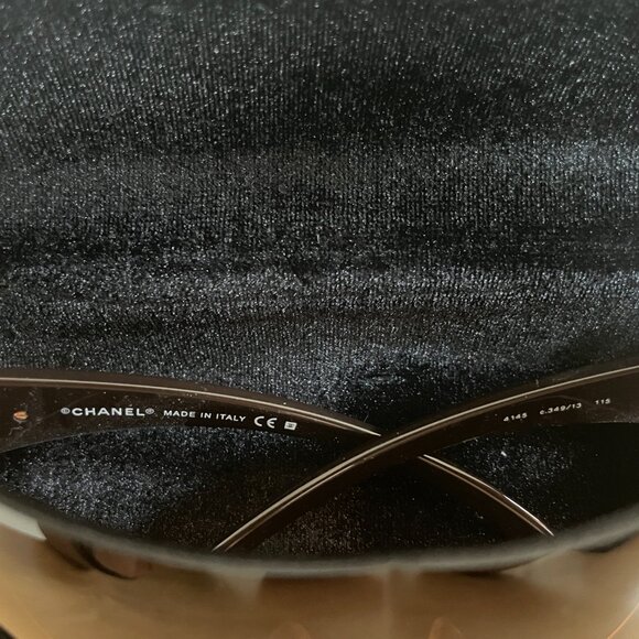 Vintage Chanel Dark Tortoise Sunglasses main image 4
